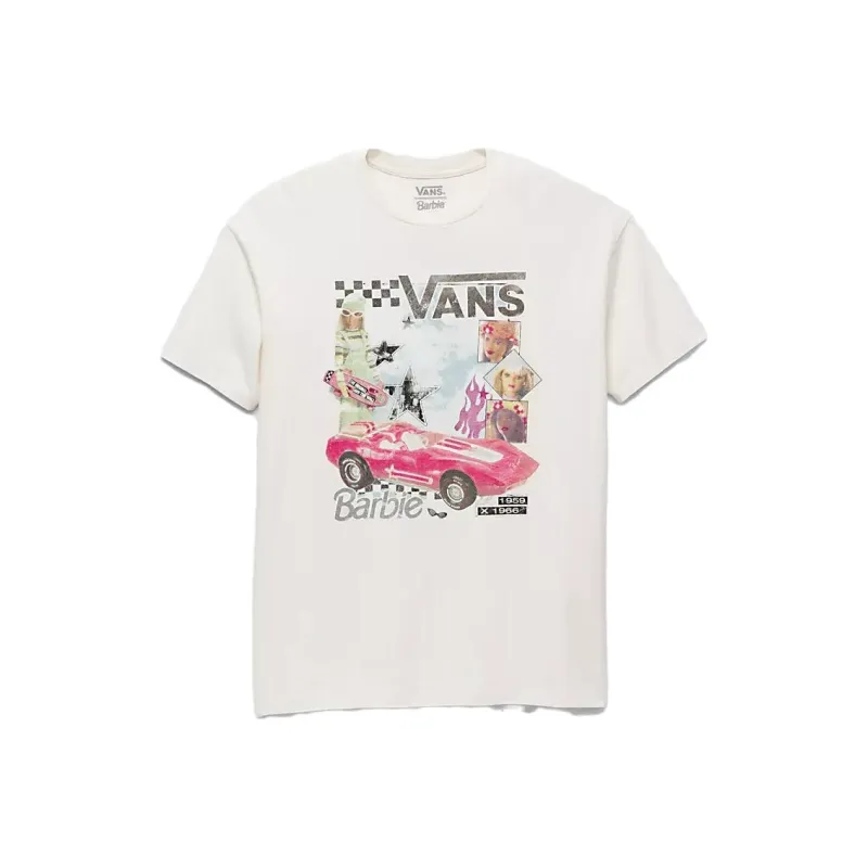 Barbie X Vans T-Shirts Women's Ecru-0