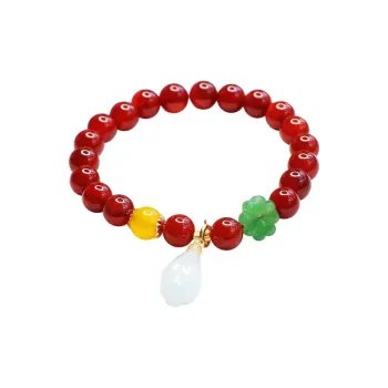 The Years Are Quiet Agate Bracelets Unisex