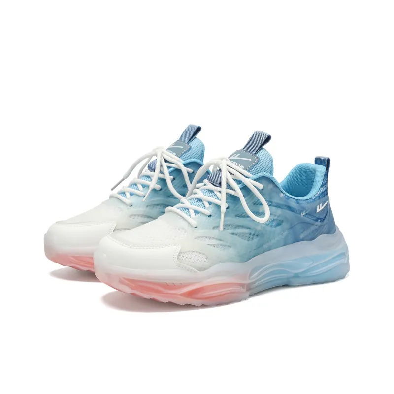 WARRIOR Chunky Sneakers Men Low Top White/Red/Blue/Black/White/Light Blue-10