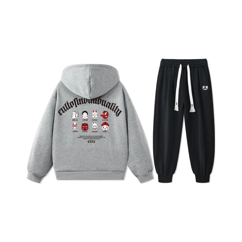 CULT OF INDIVIDUALITY Sweatshirt Sets Unisex-4