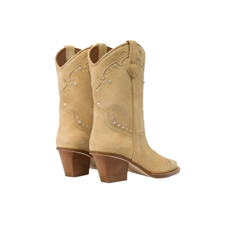 Paris Texas Janice Ankle Boots 6cm Women's Yellow-3