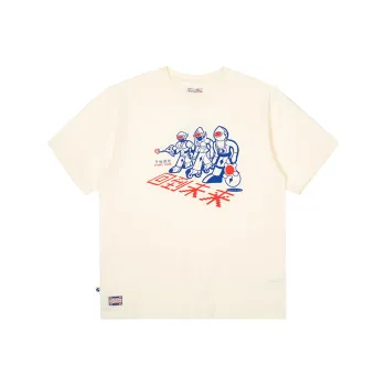 Nengmao Store Raglan Sleeve T-Shirt Unisex Ecru