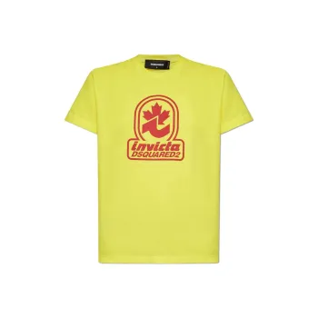 DSQUARED 2 X Invicta Logo Printed Crewneck T Shirt