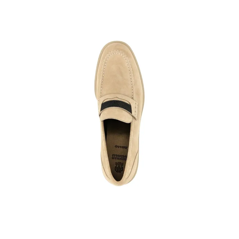 Brunello Cucinelli Embellished Almond Toe Loafers Women's-4