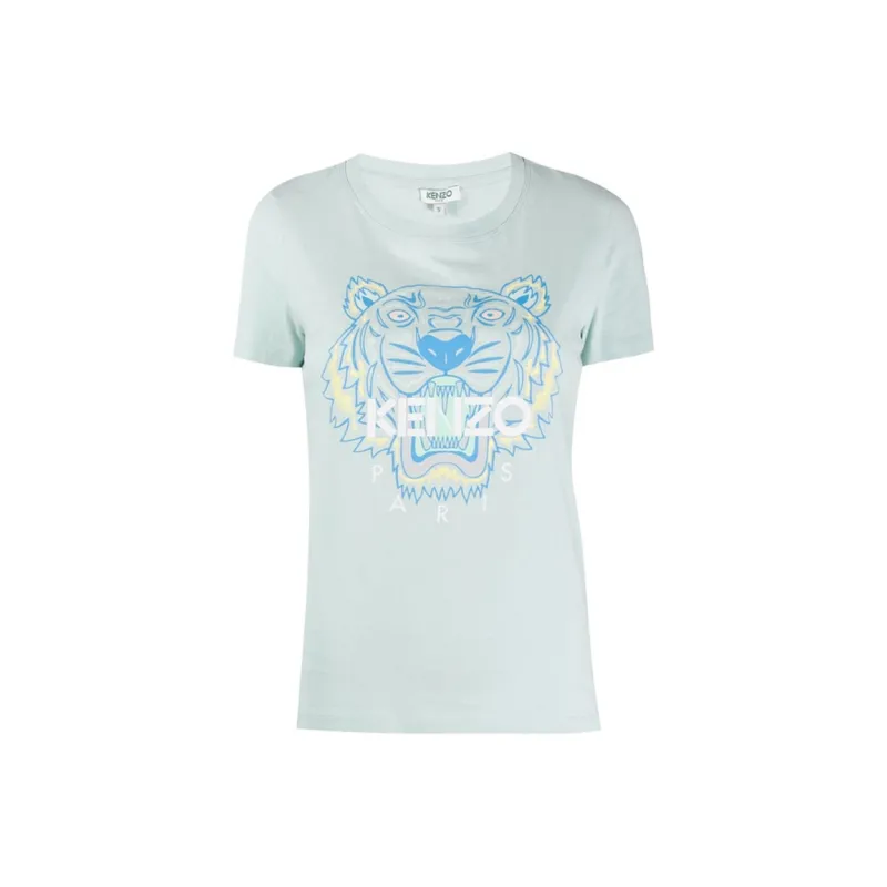 KENZO T-Shirts Women's Light Blue-0
