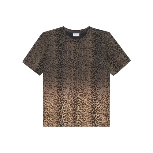 SAINT LAURENT Gradient Animal Print T Shirt