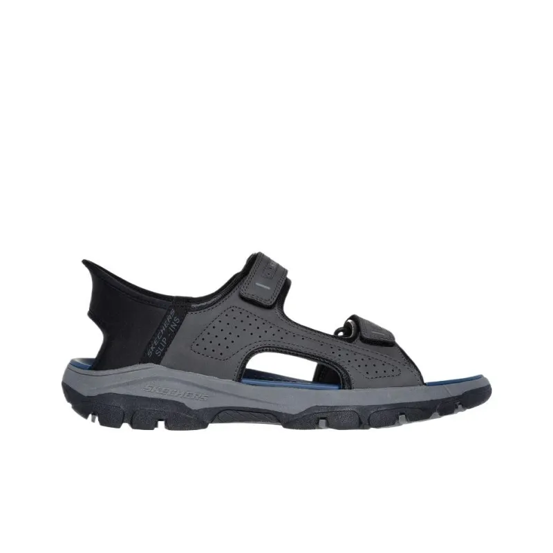 Skechers Relaxed Fit Beach Sandals Men's Dark Gray-1