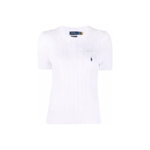 Polo Ralph Lauren Crop Tops Women's White