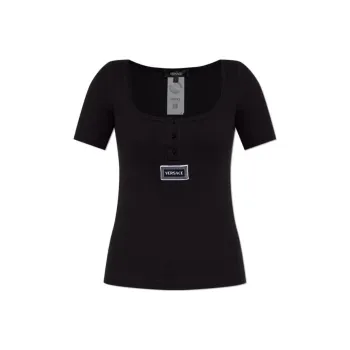 VERSACE Ribbed Lingerie Top