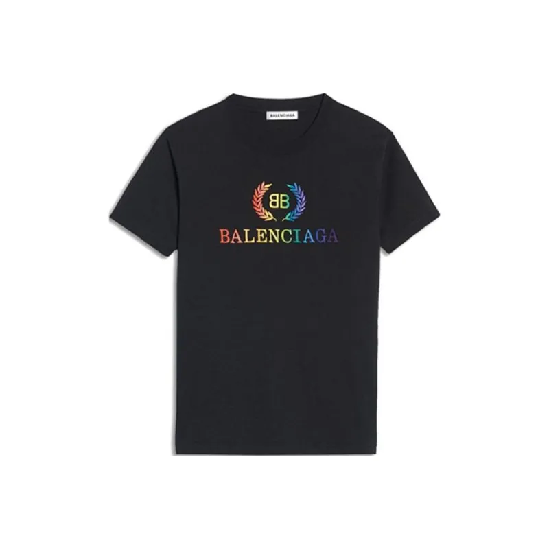 Balenciaga Regular T Shirt, Regular Fit Women's Black-0
