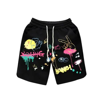 TYPERIGHTER Casual Shorts Unisex Black