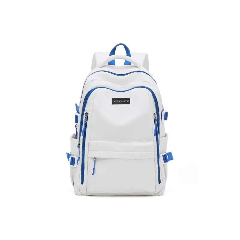 JEANSWEST Fabric Backpack Travel Bag Unisex Multicolor-10