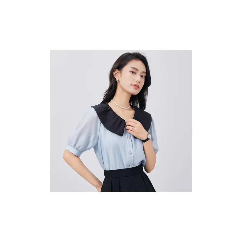 Dajia Poetry Chiffon Shirt Women's-1
