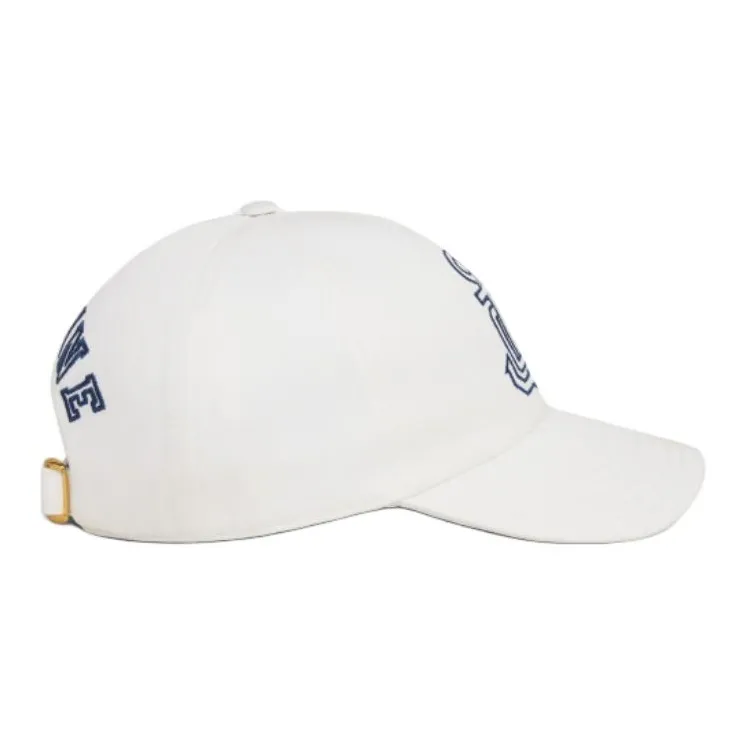 CELINE Cotton Baseball Caps Women's White-2