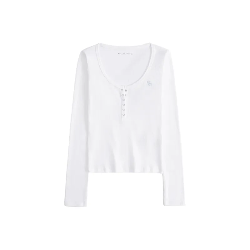 Abercrombie＆Fitch T Shirt Women's White-0