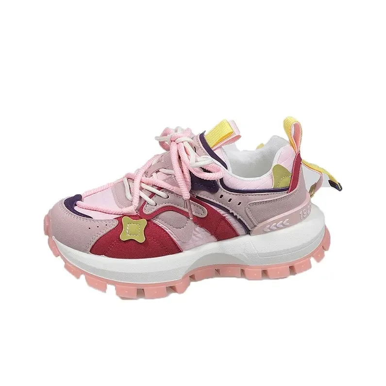 Dawei's House Cushioning Slip Resistant Chunky Sneakers Women's Gift Box Set-10