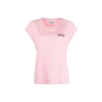 GANNI T-Shirts Women's Pink