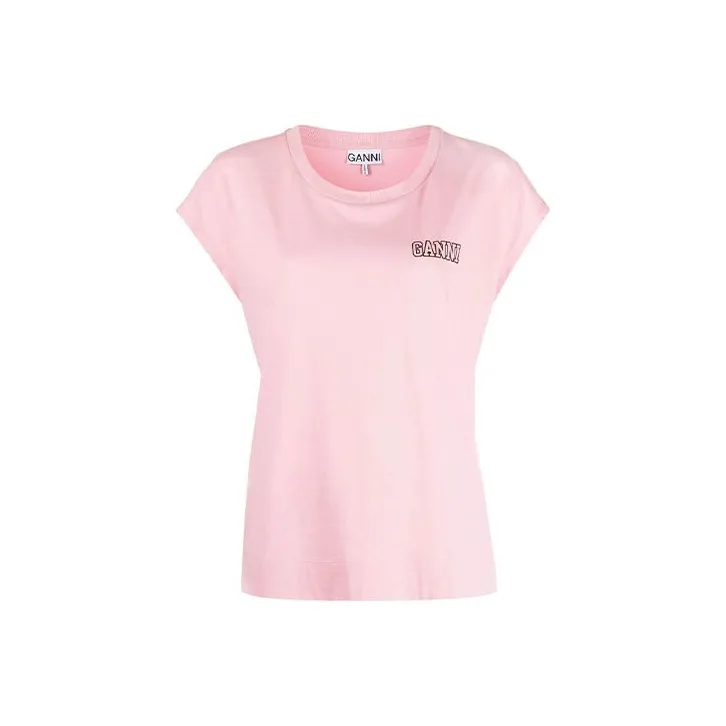 GANNI T-Shirts Women's Pink-0