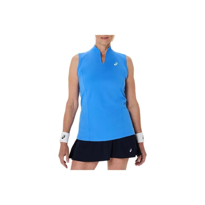 Asics COURT TANK T-Shirt Women's Blue-0