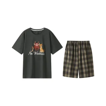 Gongdie x SHIZIWANG,LIANMINGKUAN Pajama Set Men's Gray