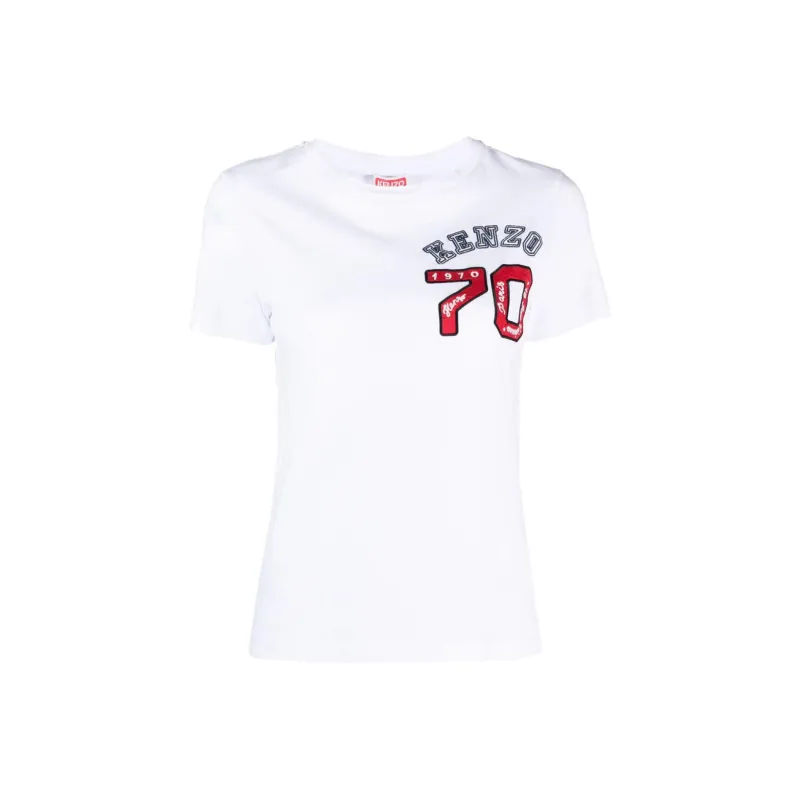 KENZO Logo print Crew neck T shirt-0