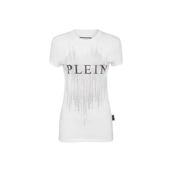 PHILIPP PLEIN Sexy Pure Fit Logo appliqué T shirt