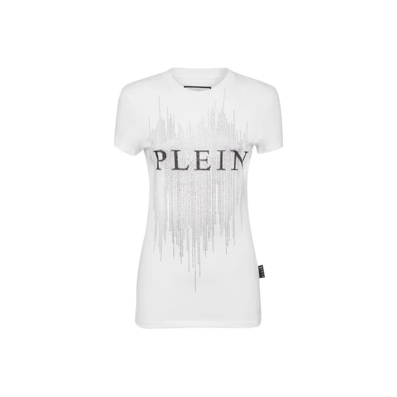 PHILIPP PLEIN Sexy Pure Fit Logo appliqué T shirt-0