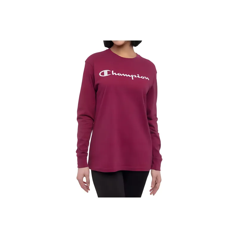 Champion T Shirt Women's Burgundy-0