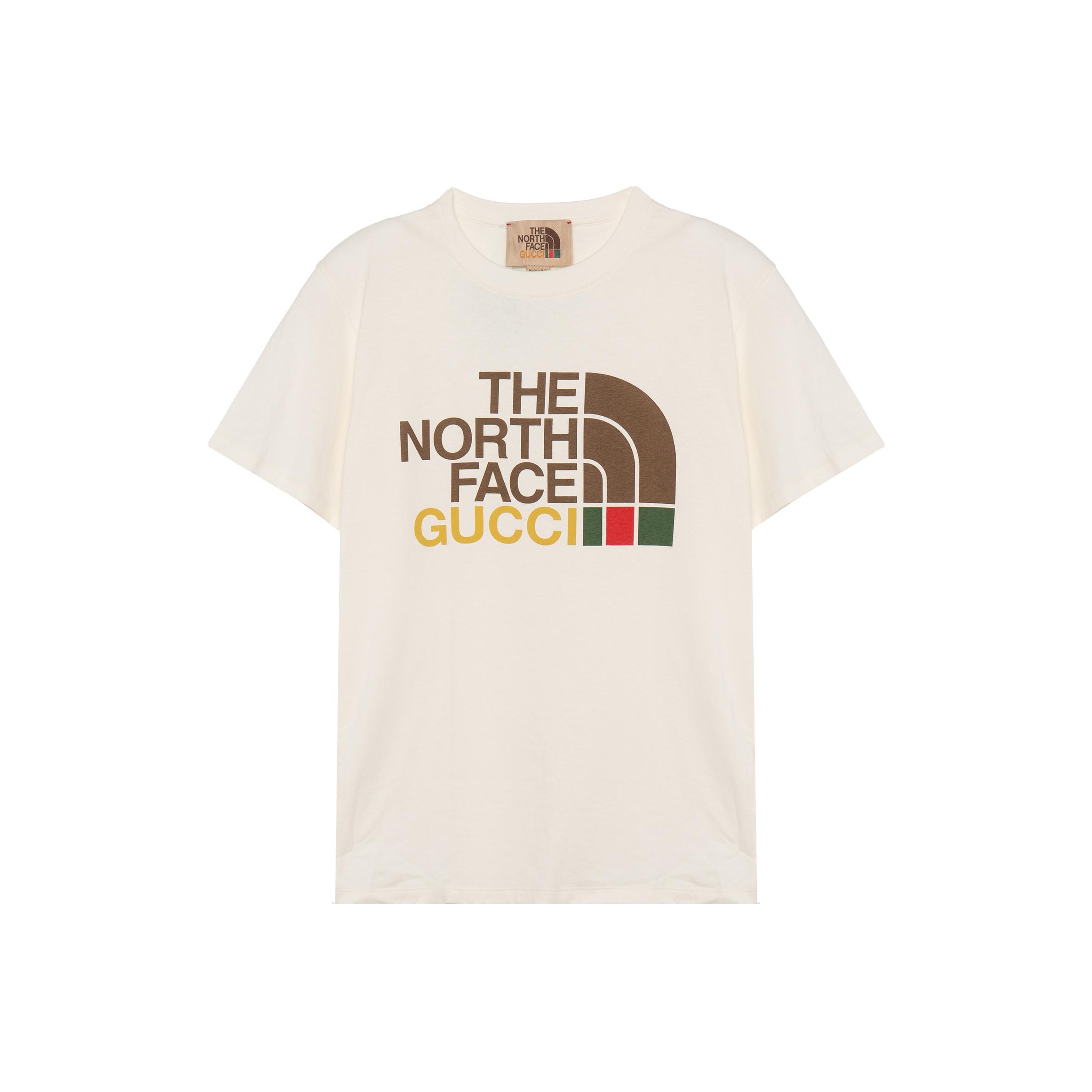 THE NORTH FACE GUCCI ロゴ コットン Tシャツ THE NORTH FACE GUCCI ロゴ コットン Tシャツ Tシャツ・カットソー