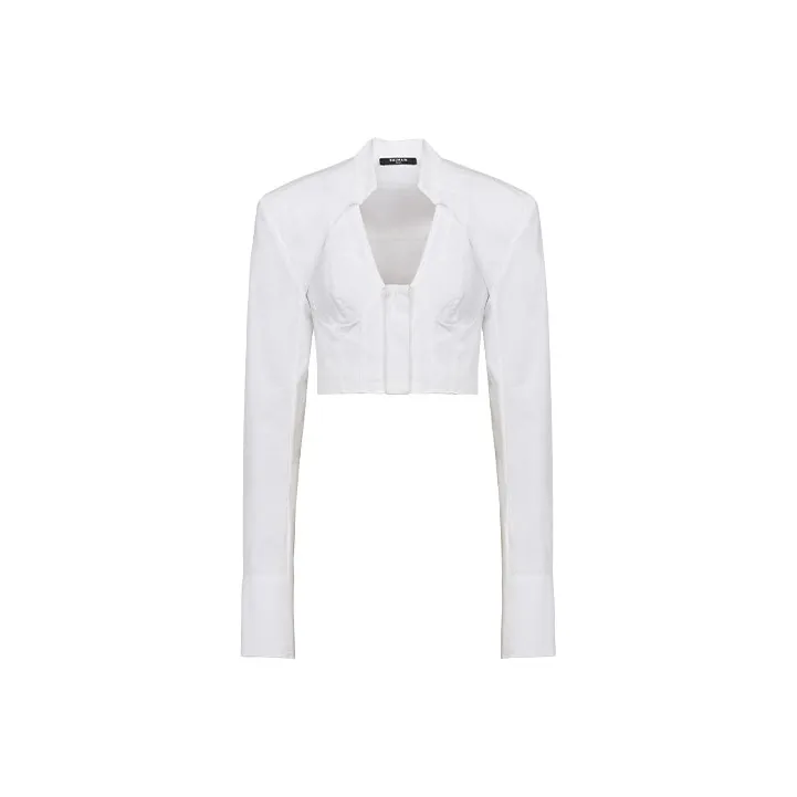 BALMAIN Cropped Shirt-0