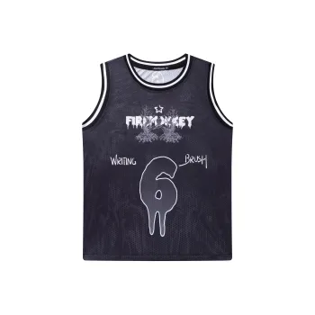FireMonkey Basketball Jerseys Unisex Black