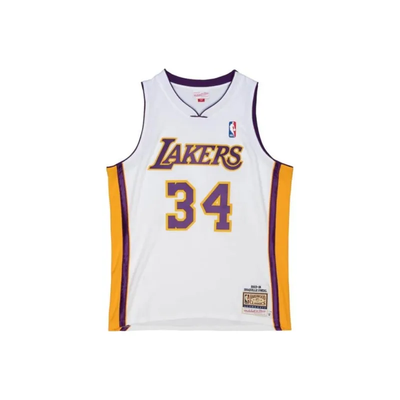 Mitchell Ness 'NBA La Lakers 03 04 Shaquille O'Neal' Authentic Jersey-0