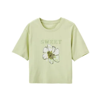 XIANGYING T Shirt Women's Fruit Green