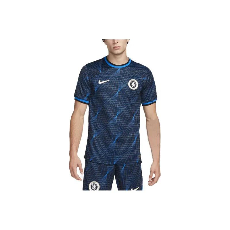 Nike Dri Fit Soccer Jerseys Men Blue-0