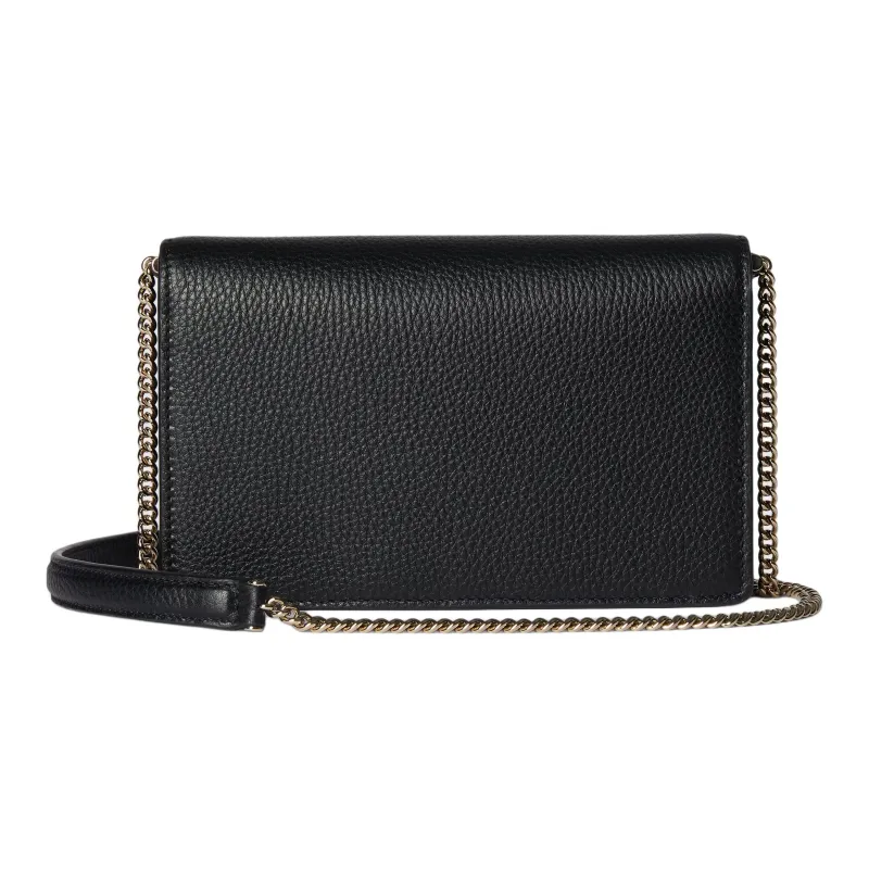 GUCCI Dionysus Leather Wallet Women's Black-3