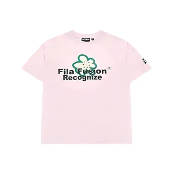FILA FUSION T Shirt Women's Warm Sun Pink