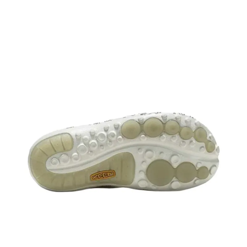 US4 IRIOMOTE x KEEN Rubber Sole Slip Resistant Closed Toe Slippers Unisex White-3