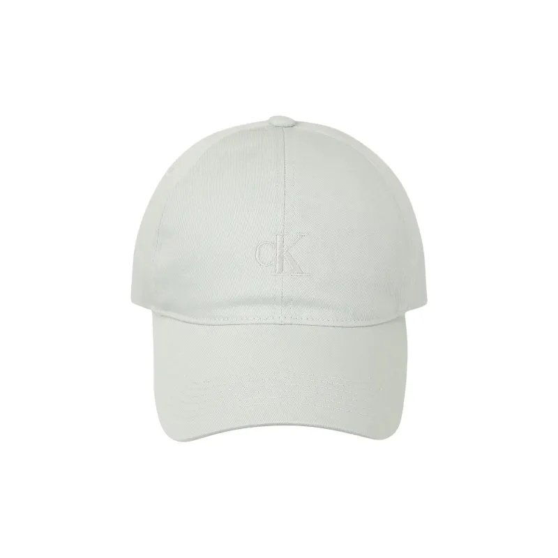 CALVIN KLEIN Cotton Baseball Caps Unisex Gray-1