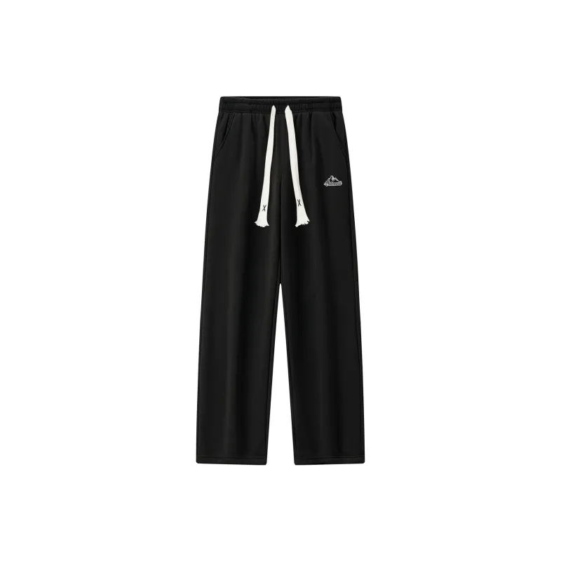 Small Columns Under The Sea Casual Pants Unisex Gray-0