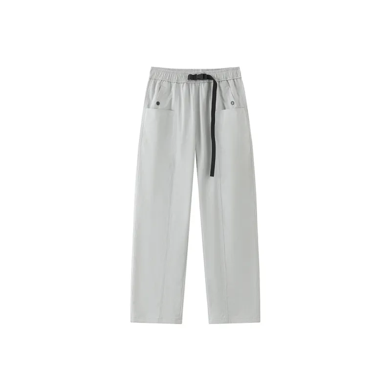 MIIOW Trend Party Series Casual Pants Unisex Light Gray-0