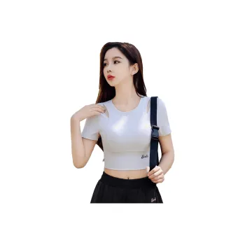 Barbie Yoga T Shirt Women's Apricot Gray