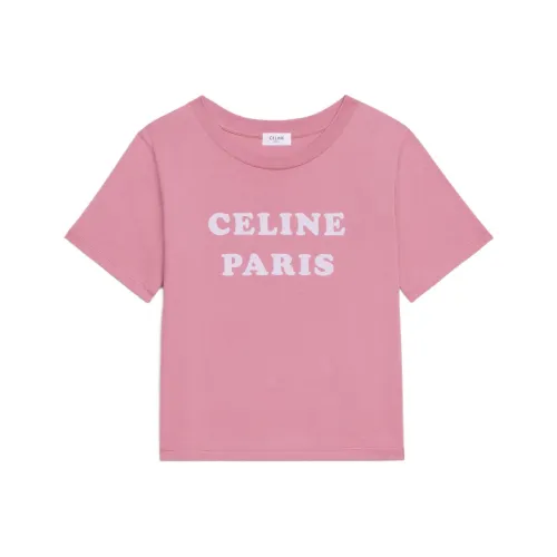 CELINE T Shirts Women's Pink