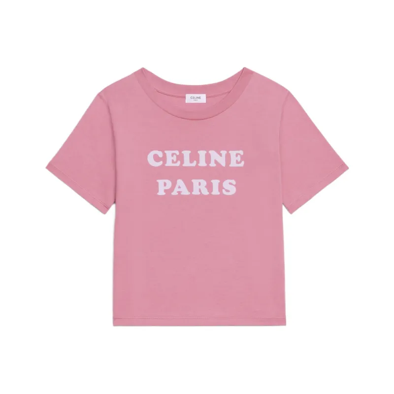CELINE T Shirts Women's Pink-0