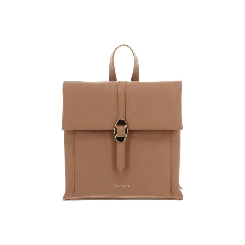 COCCINELLE Leather Backpack Women's Brown-0