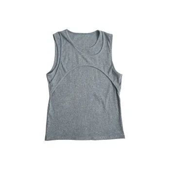 Fuccykee Tank Tops Women's Gray