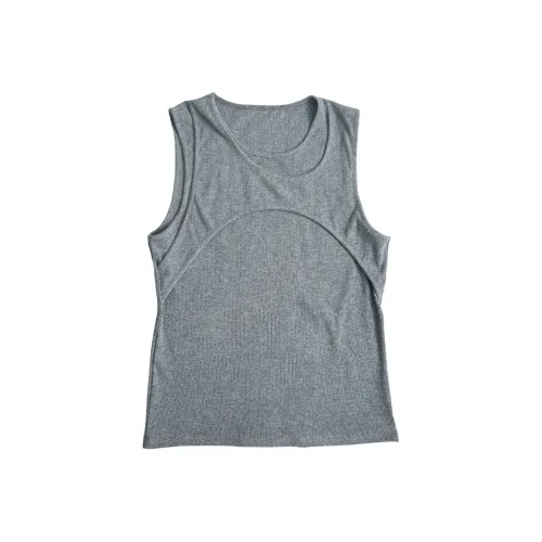 Fuccykee Tank Tops Women's Gray