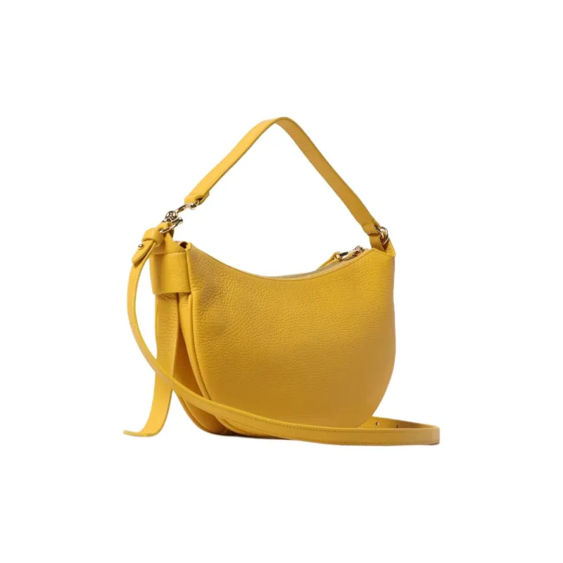 COCCINELLE Matte Cow Leather Shoulder Bag, Crossbody Bag, Handbag Women's Yellow-1