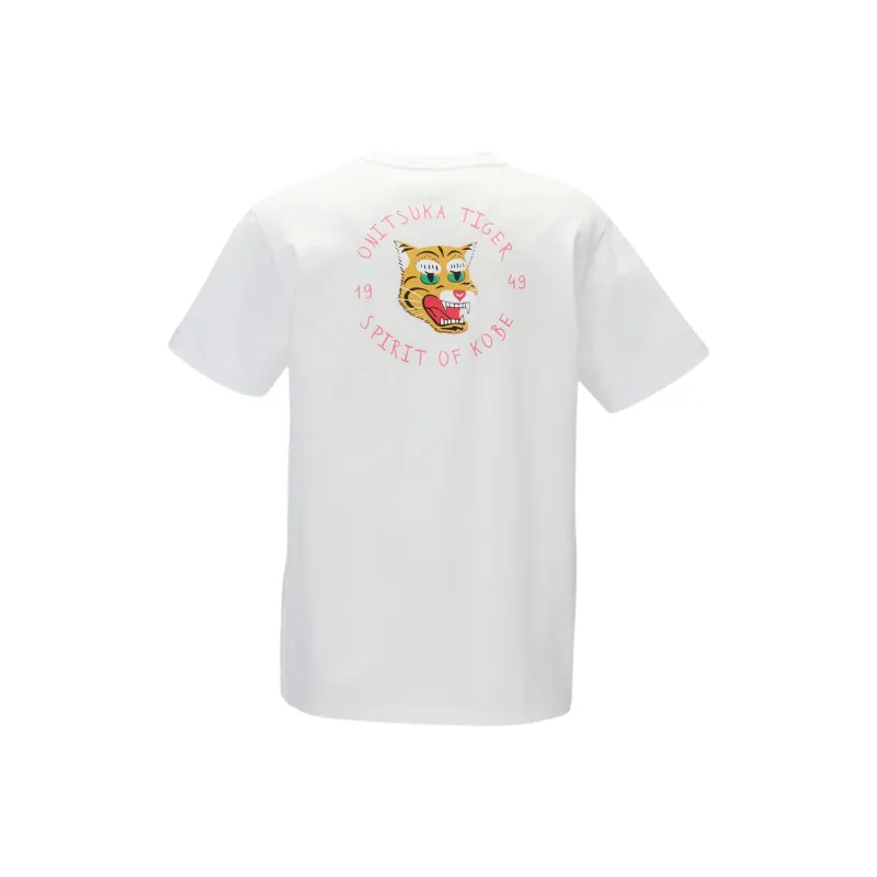 Onitsuka Tiger GRAPHIC SS25 T Shirt Unisex Ecru-1