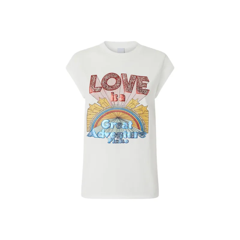 PINKO Graphic print T shirt-0