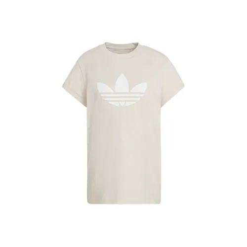 Adidas Originals T Shirts Women's Beige